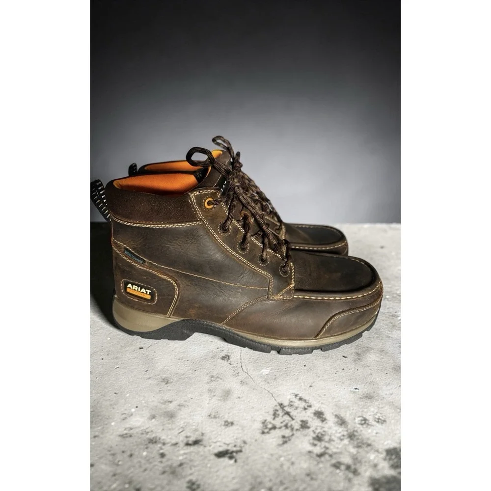 Ariat Edge LTE Chukka Waterproof‎ Composite Toe Dark Brown 11 D Excellent